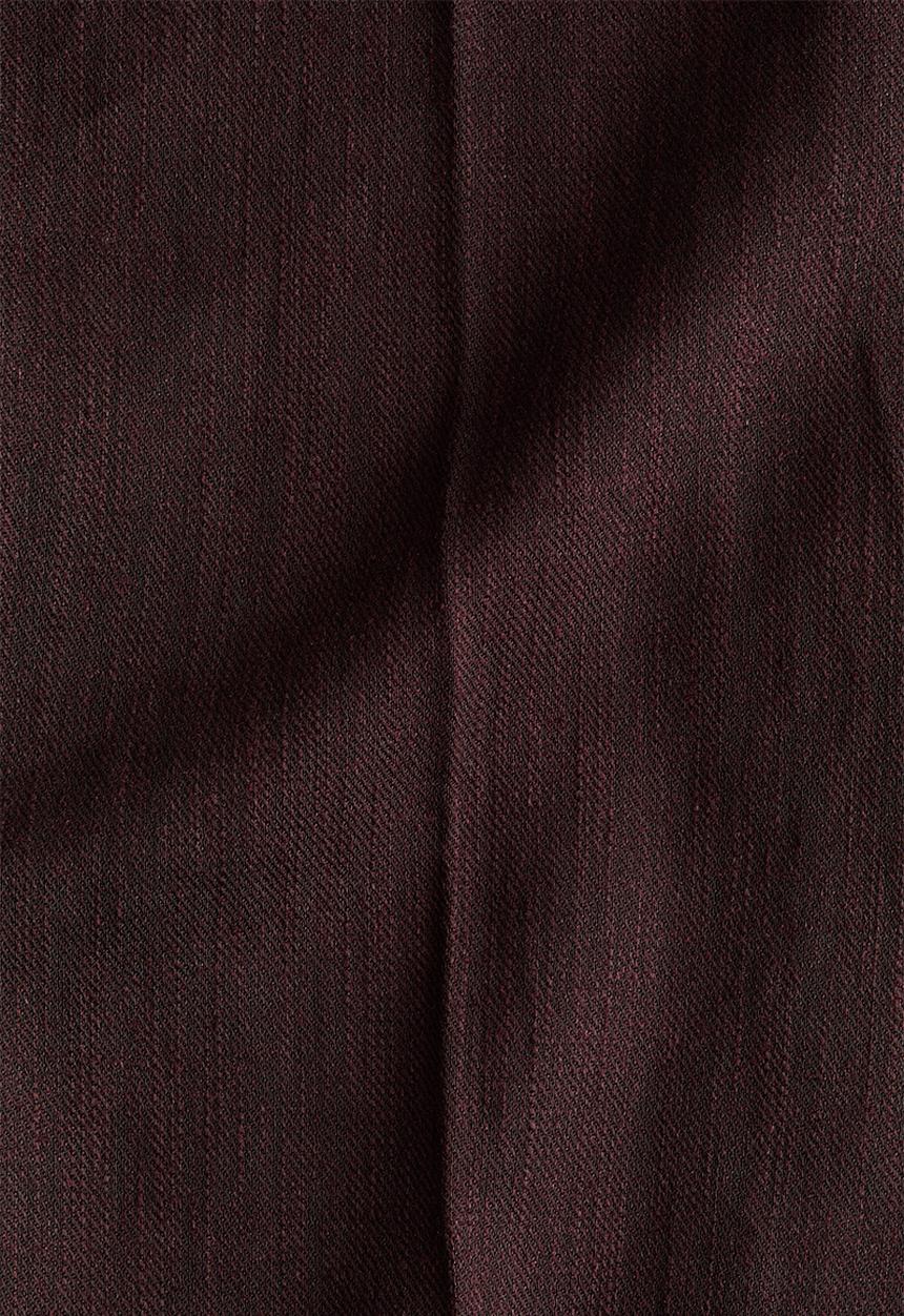 H&M - Linen-blend tailored trousers - dark brown