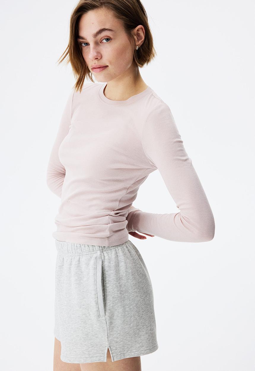 H&M - Sweatshorts - light grey marl