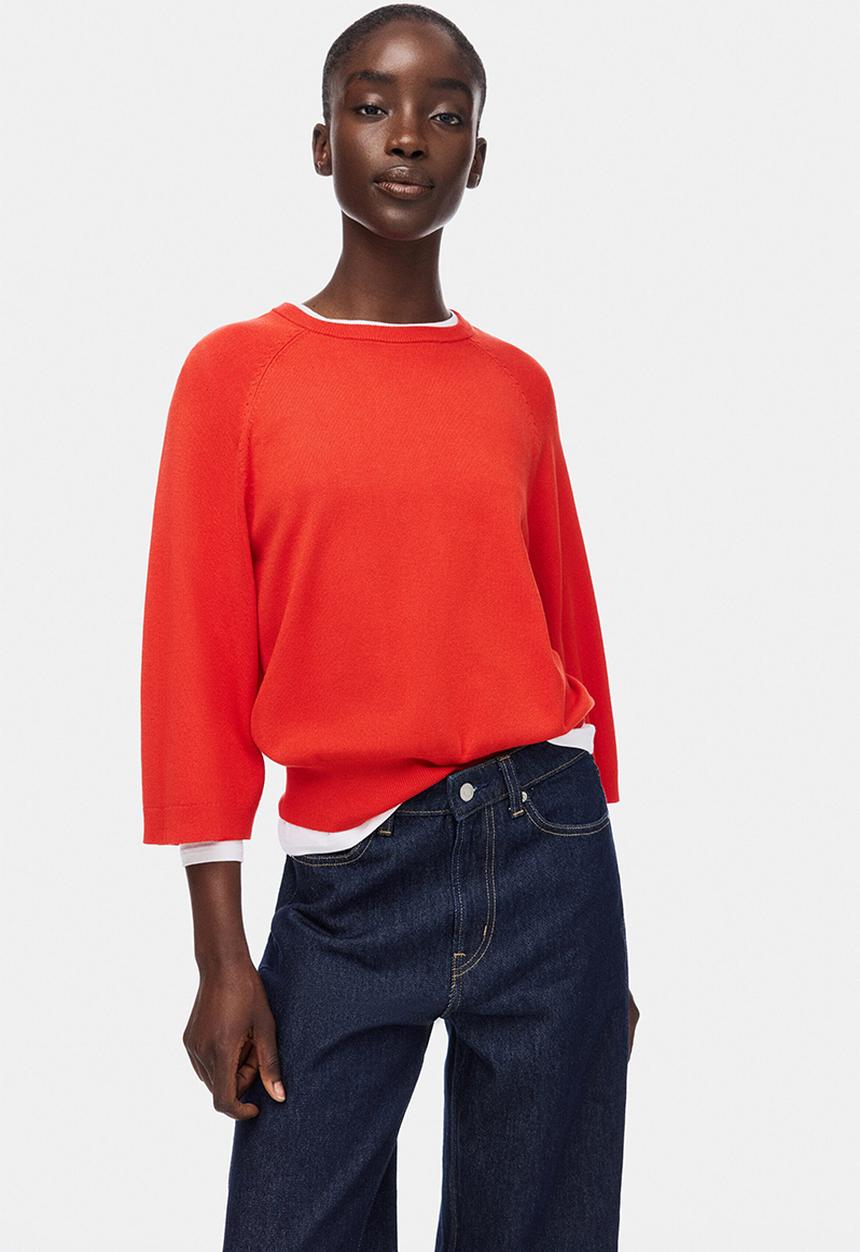H&M - Fine-knit top - red