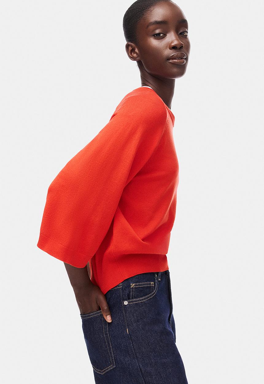 H&M - Fine-knit top - red