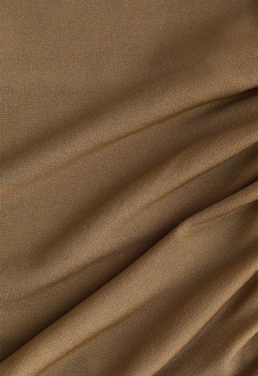 H&M - Draped jersey top - dark beige