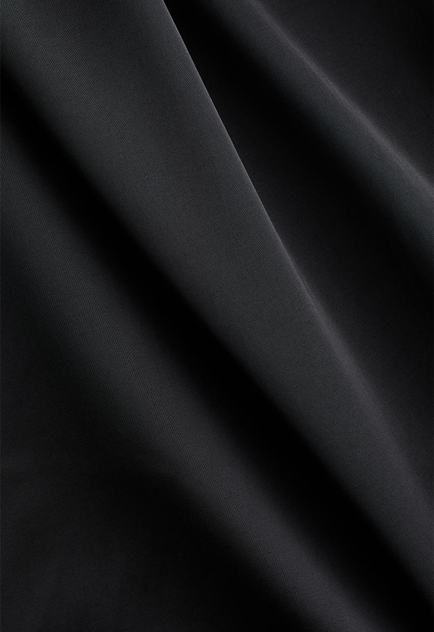 H&M - Satin twill skirt - black