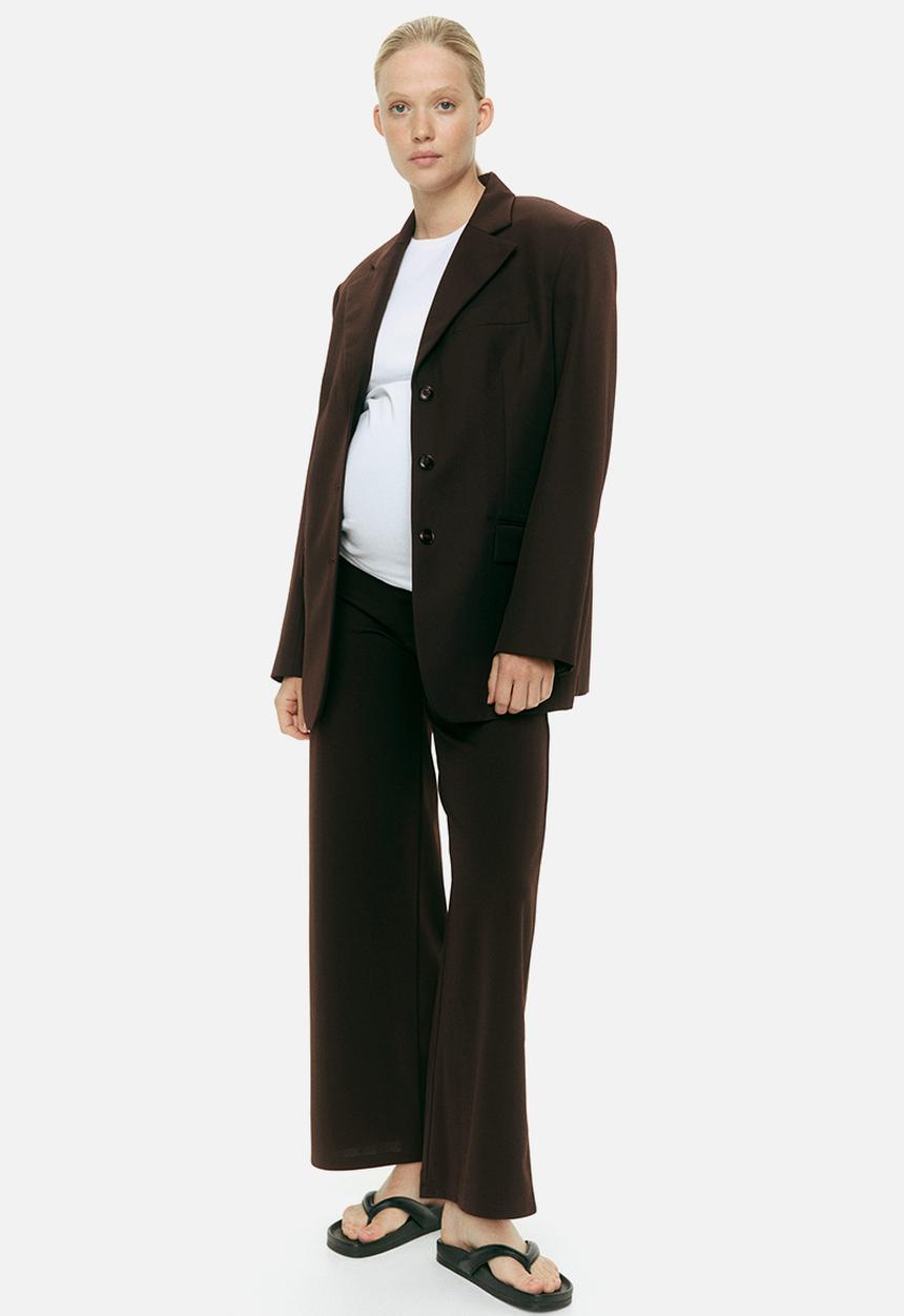 H&M - Mama wide trousers - dark brown