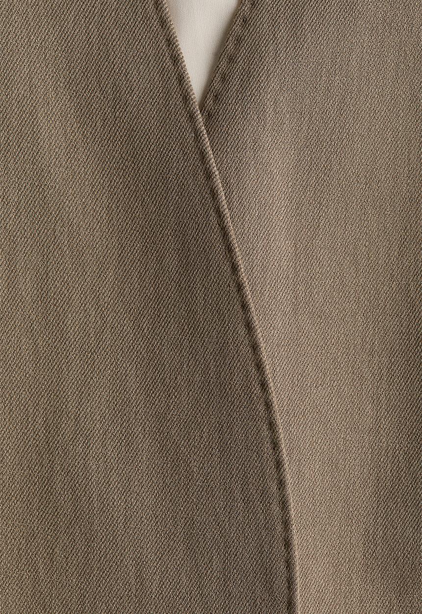 H&M - Collarless blazer - beige