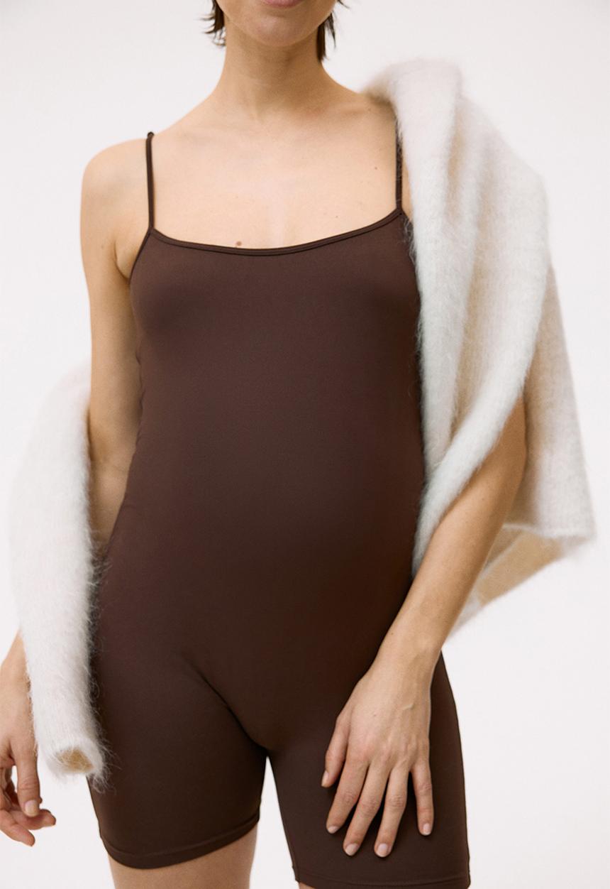 H&M - Mama integral-bra playsuit - dark brown