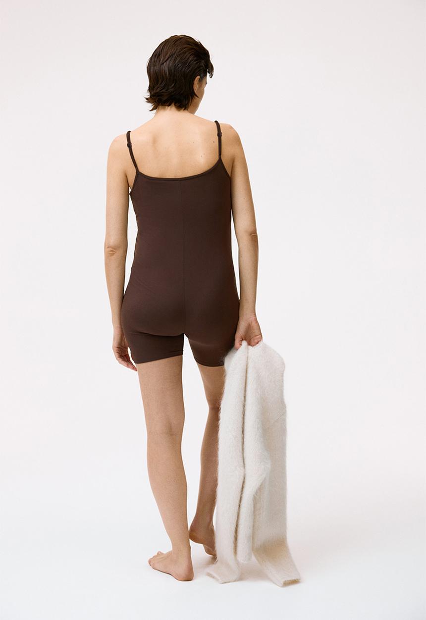 H&M - Mama integral-bra playsuit - dark brown