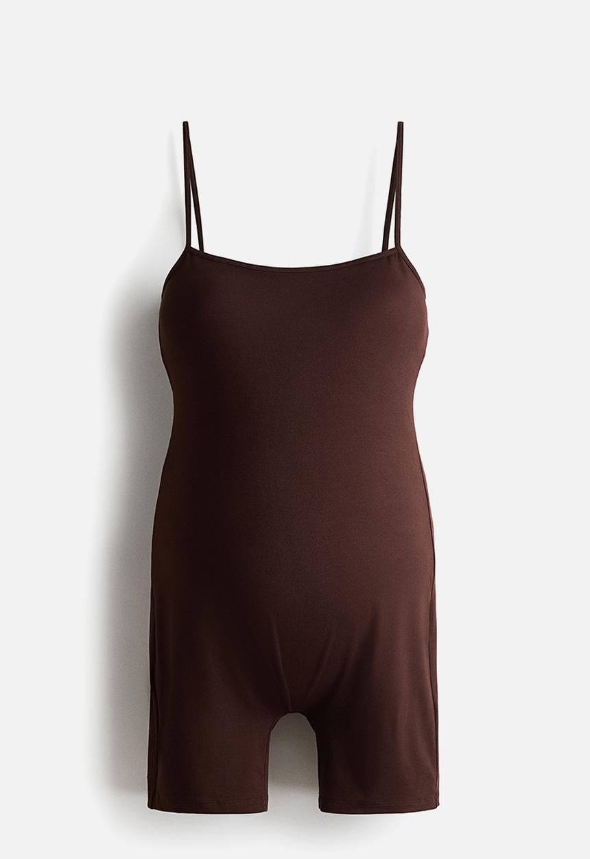 H&M - Mama integral-bra playsuit - dark brown