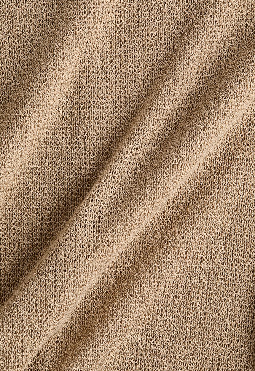 H&M - Tie-detail knitted top - beige