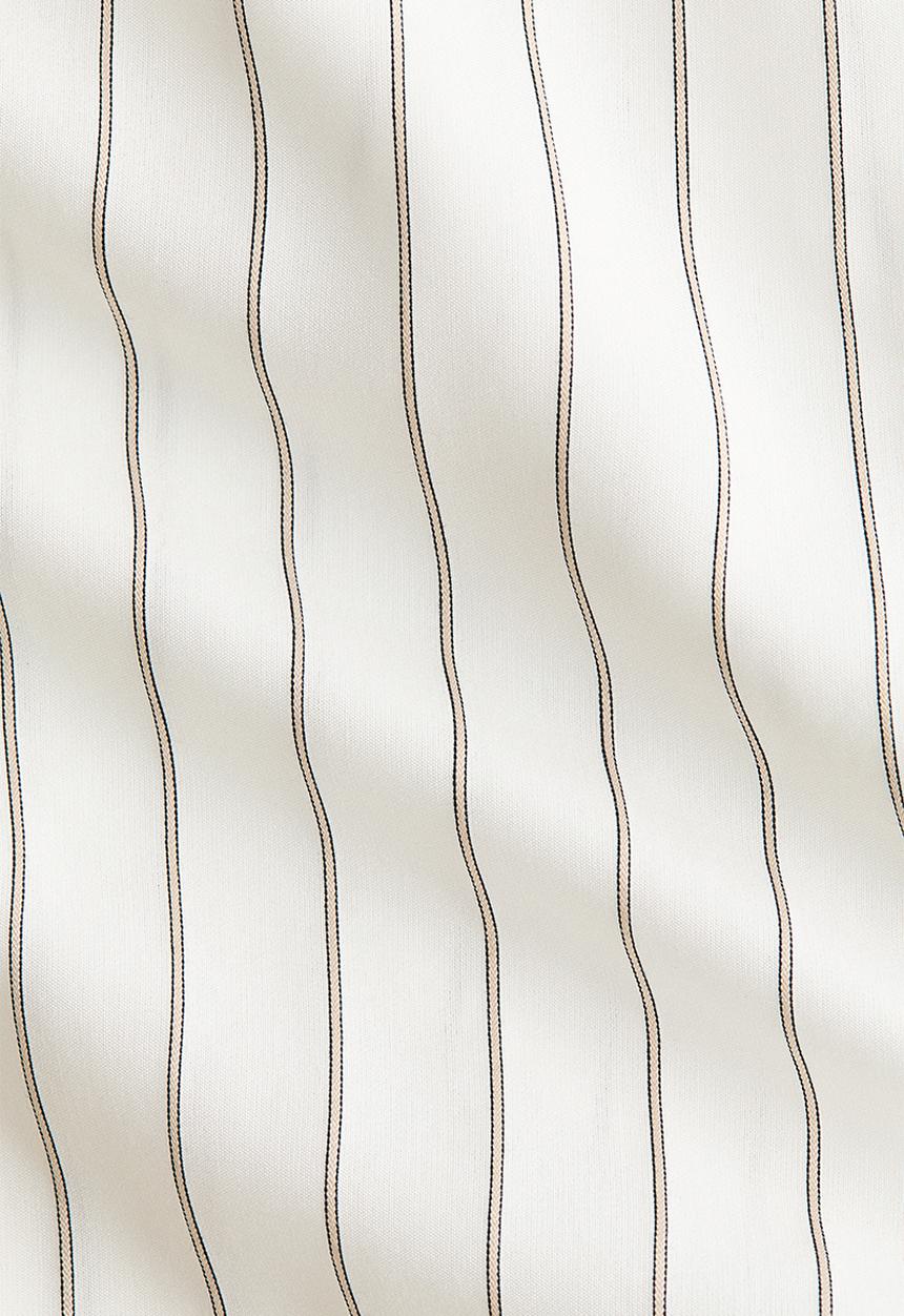 H&M - Oversized shirt - white/striped