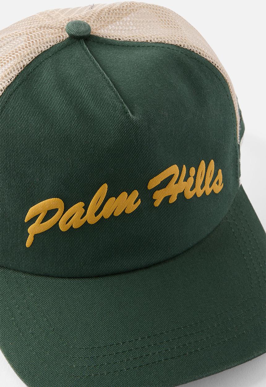 Cotton On - Trucker Hat - Posy Green/Palm Hills