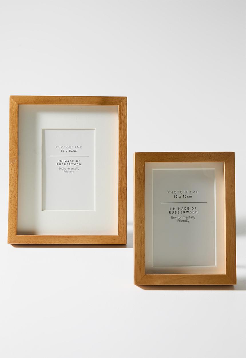Sixth Floor - Wood Photo Frame - Natural small