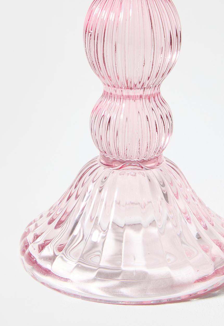 Sixth Floor - Candle Stick Glass Multi - Pink & Blue
