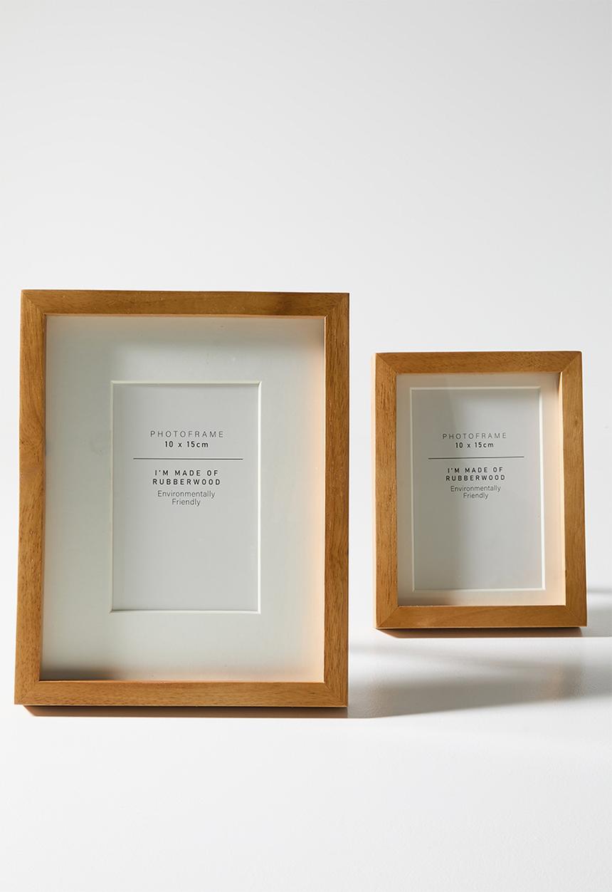 Sixth Floor - Wood Photo Frame - Natural medium