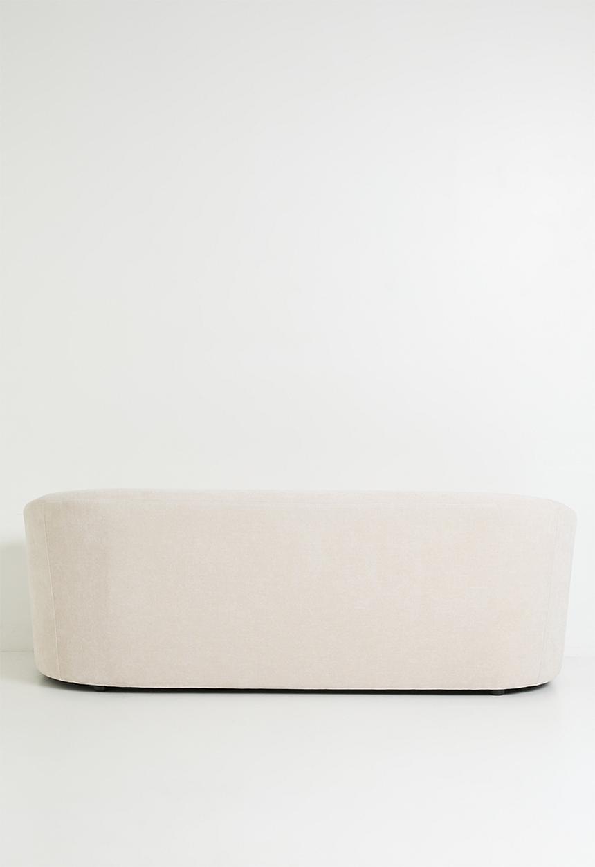 Sixth Floor - Annie Curved 3 Seater Sofa - Natural