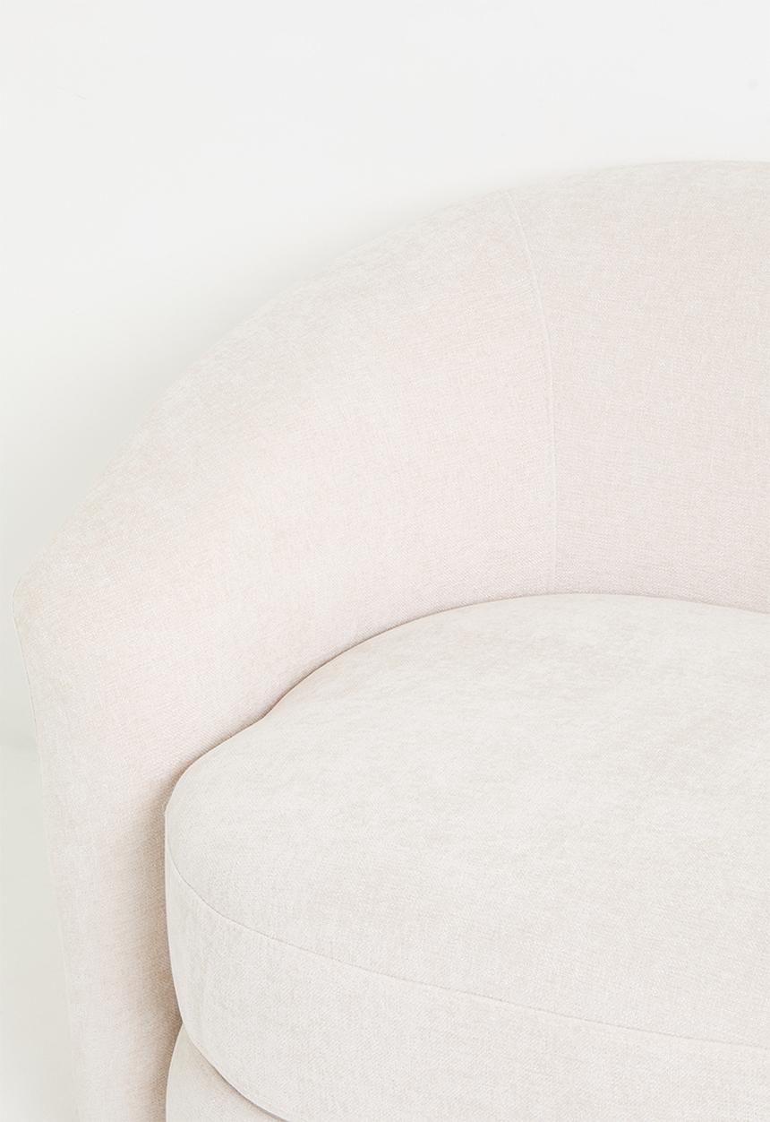 Sixth Floor - Annie Curved 3 Seater Sofa - Natural