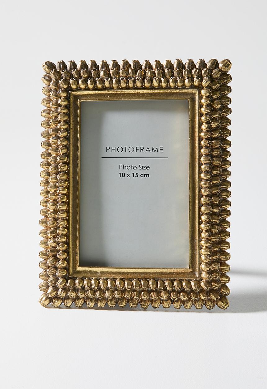 Sixth Floor - Poppy Photo Frame - Gold