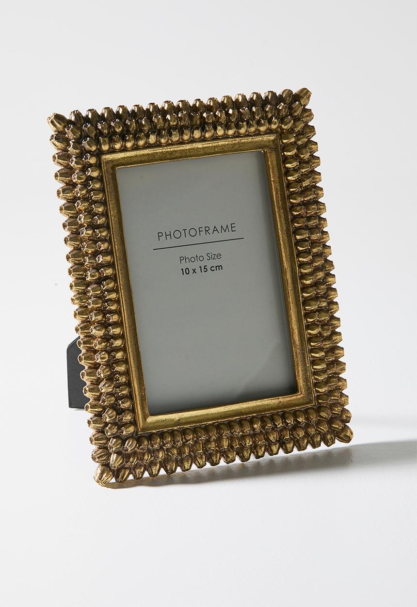 Sixth Floor - Poppy Photo Frame - Gold