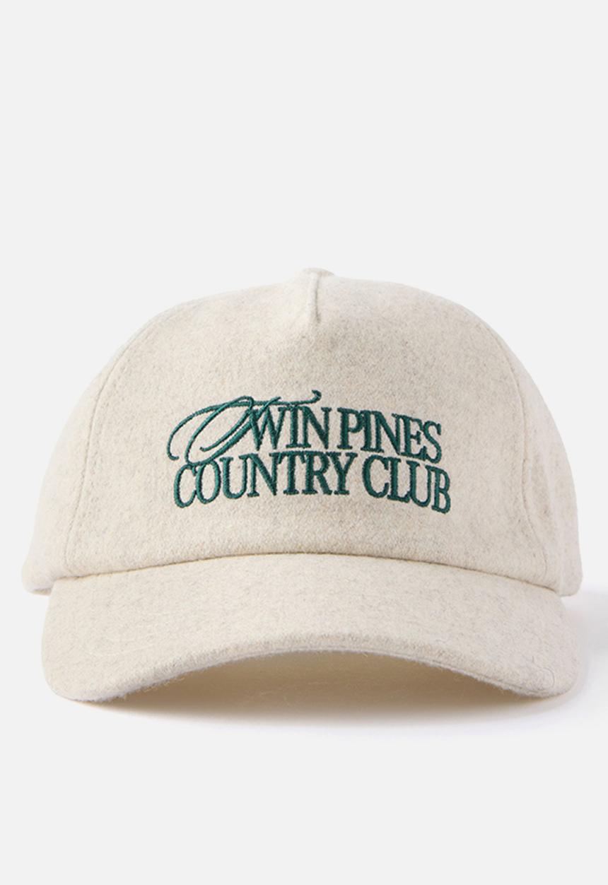 Cotton On - 5 Panel Cap - Bone Texture/Twin Pines Country Club