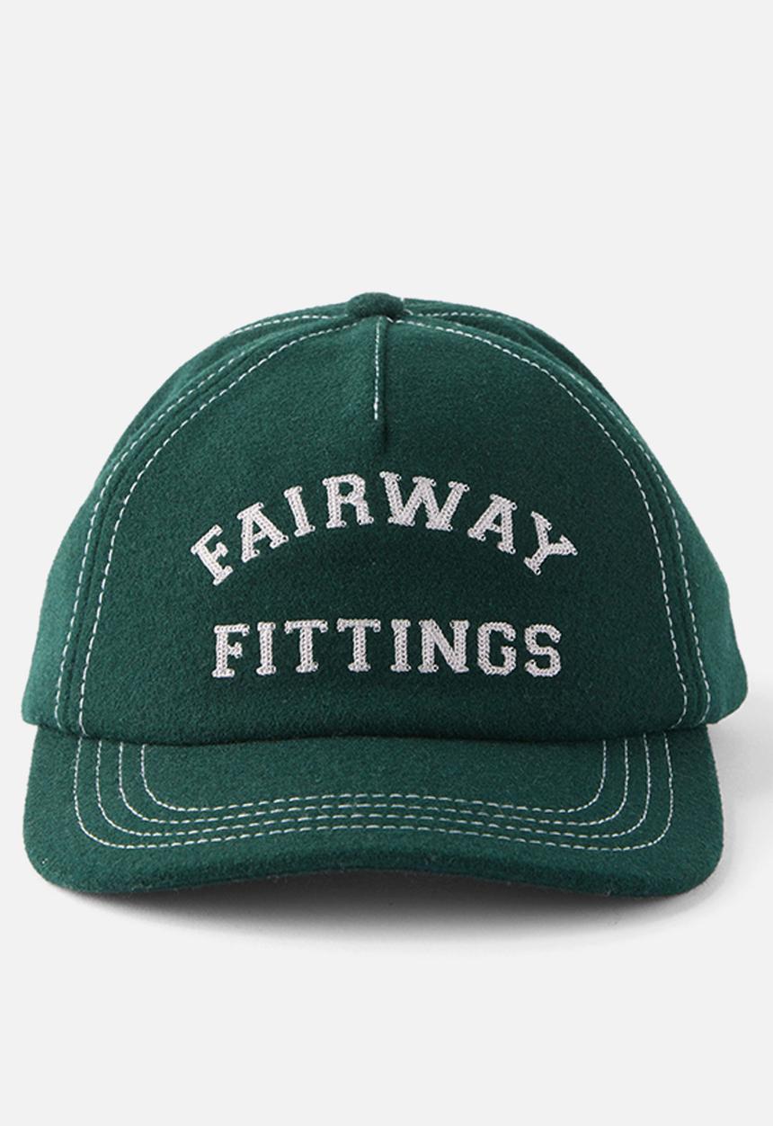 Cotton On - 5 Panel Hat - Pineneedle Green/Fairway Fittings