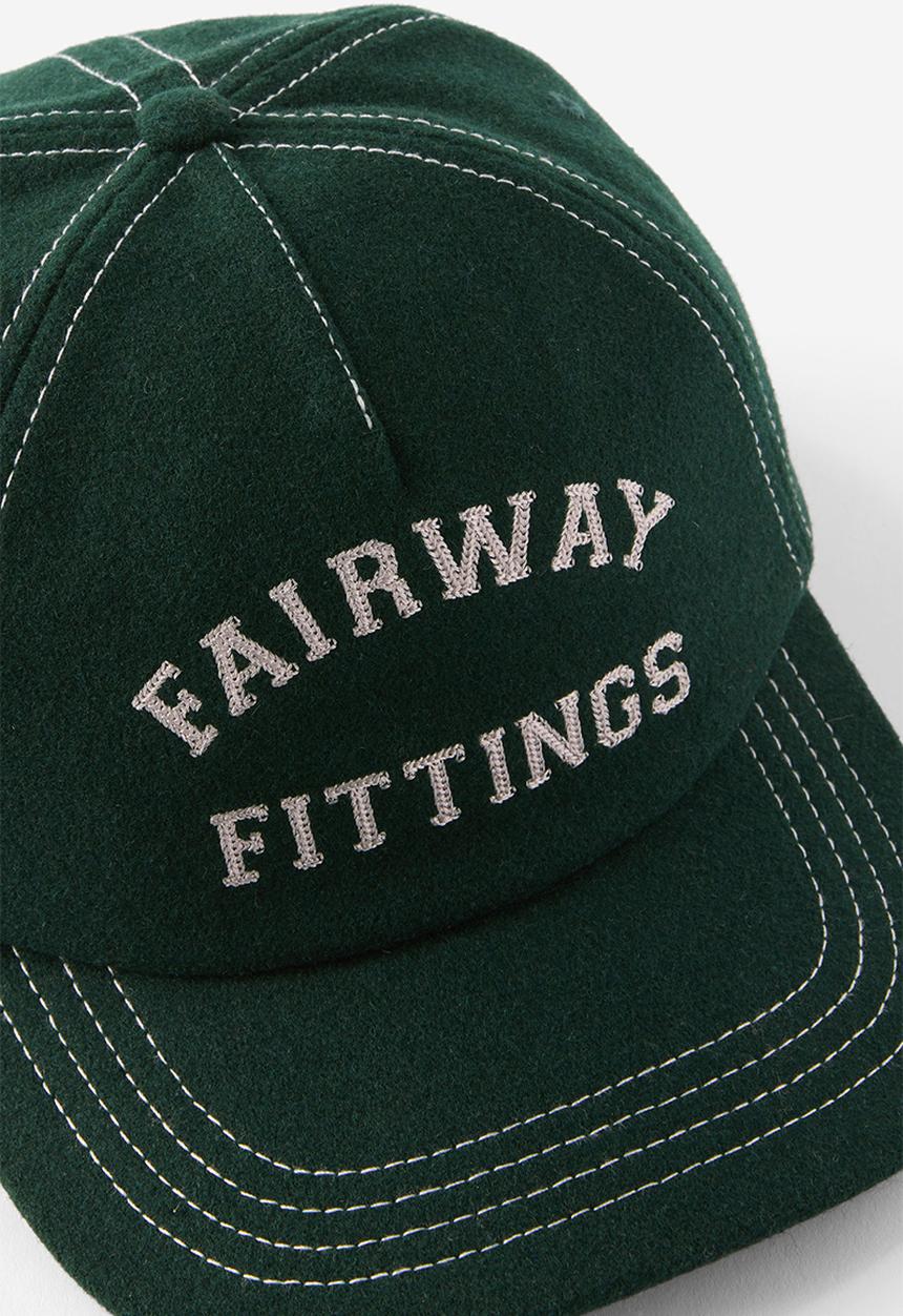 Cotton On - 5 Panel Hat - Pineneedle Green/Fairway Fittings