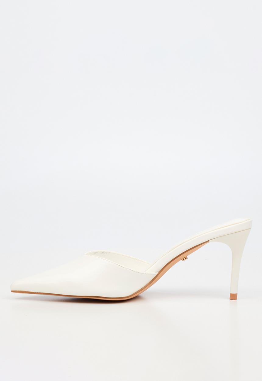 Miss Black - Gallery 11 classic mule - white