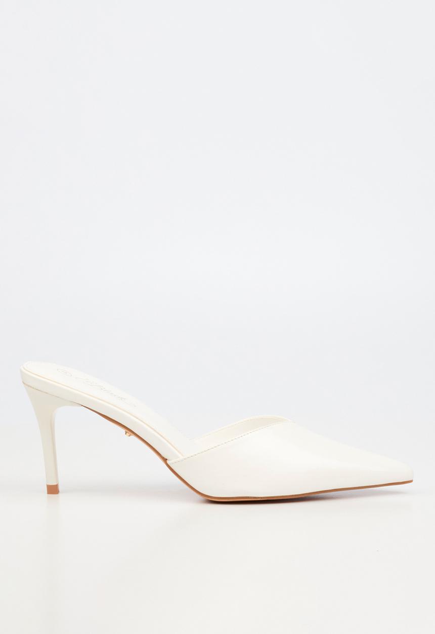 Miss Black - Gallery 11 classic mule - white