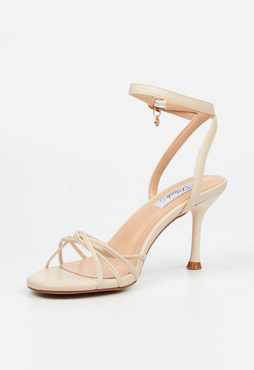 Miss Black - Aurelia 1 strappy heel - natural