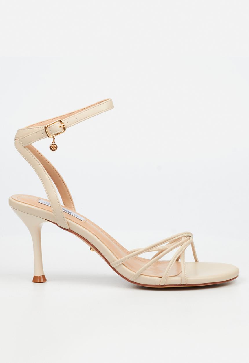 Miss Black - Aurelia 1 strappy heel - natural