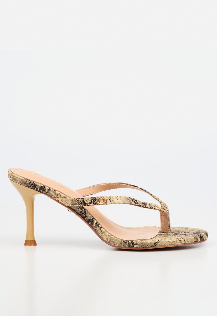 Miss Black - Aurelia 3 classic heel - snake