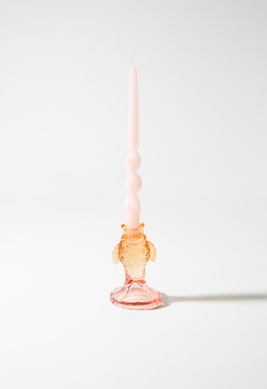 Sixth Floor - Glass Fish Candle Holder Set 2