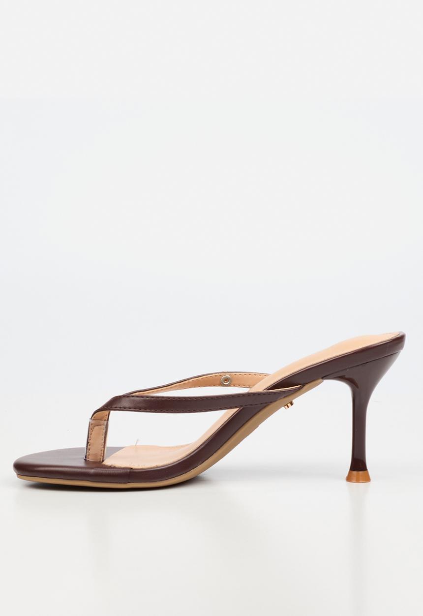 Miss Black - Aurelia 4 classic heel - chocolate