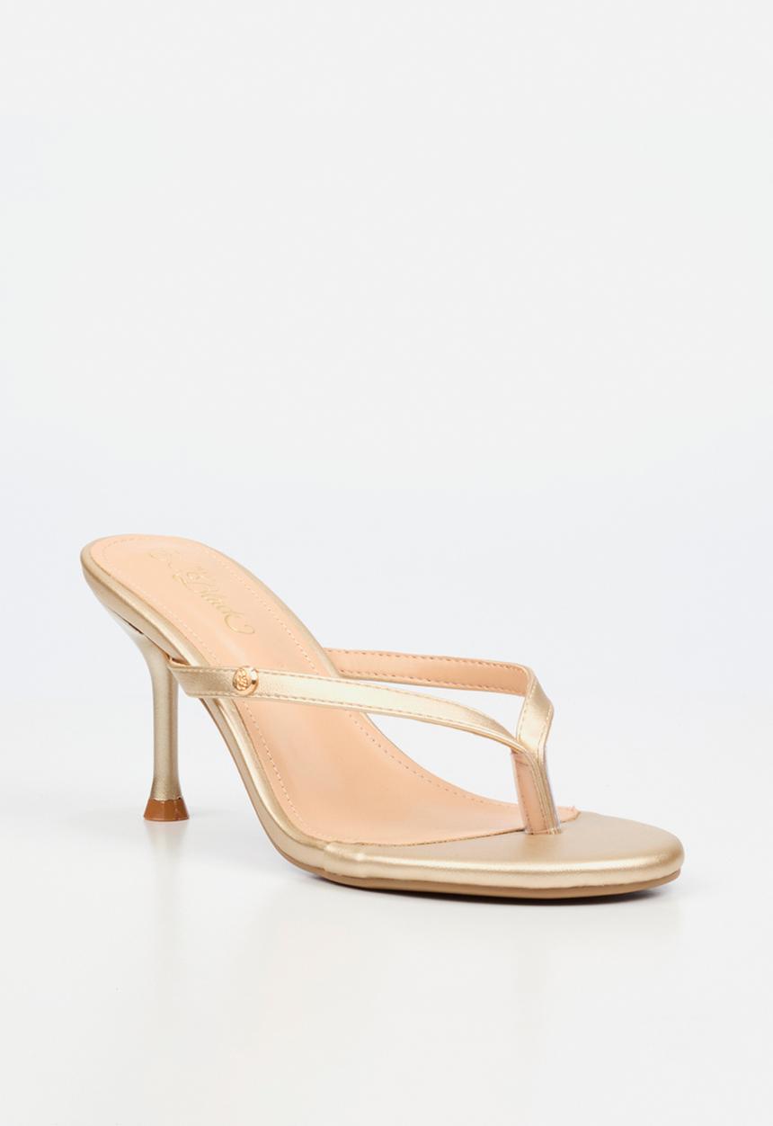 Miss Black - Aurelia 4 classic heel - gold