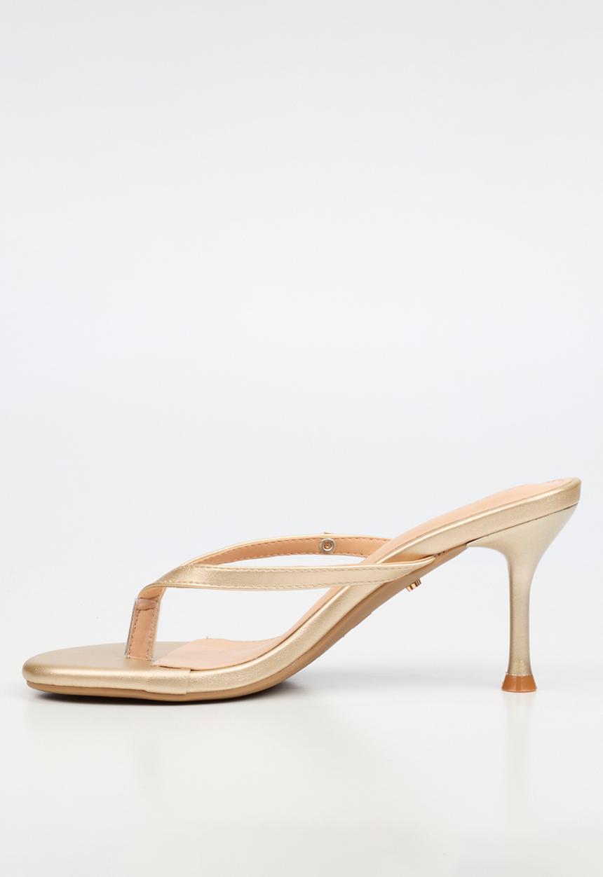 Miss Black - Aurelia 4 classic heel - gold