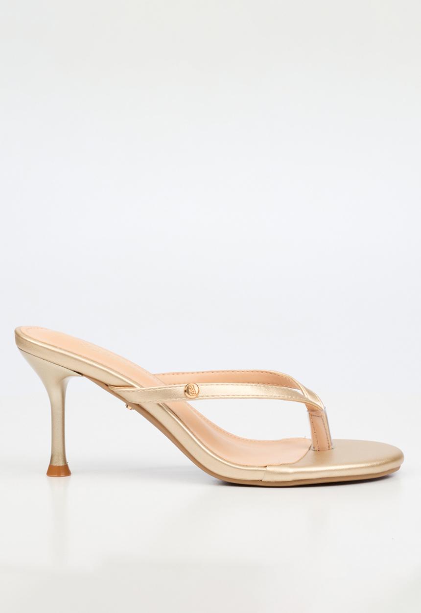 Miss Black - Aurelia 4 classic heel - gold