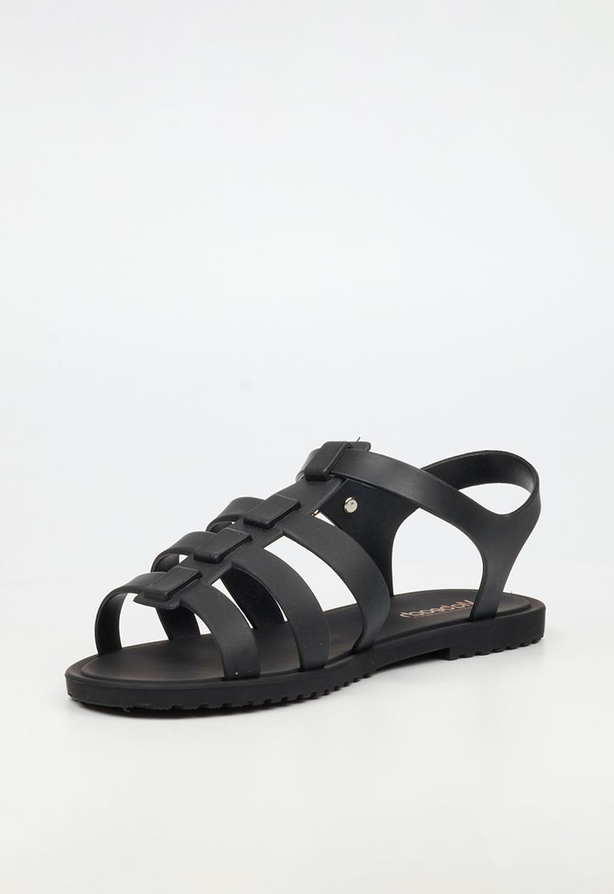 Viabeach - Cascade 1 multi-strap jelly sandal - black