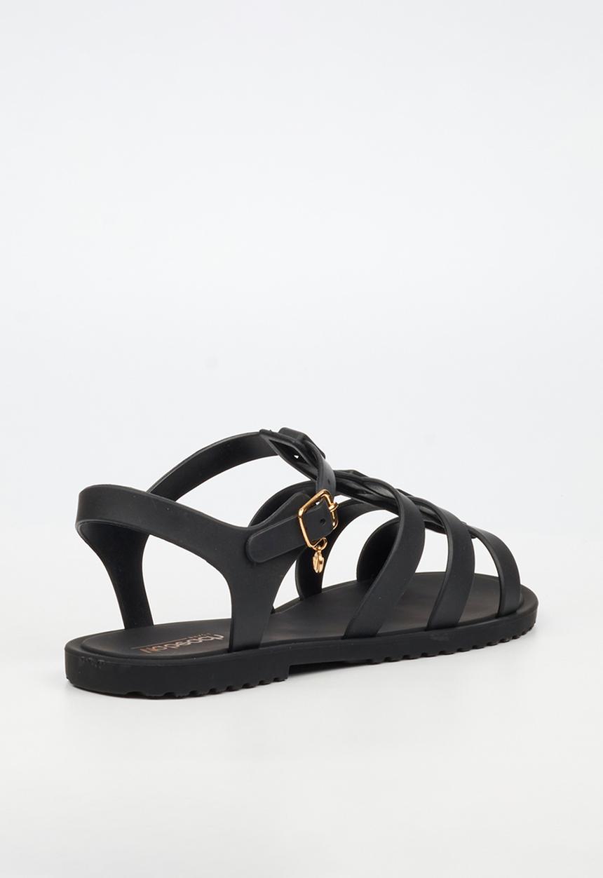 Viabeach - Cascade 1 multi-strap jelly sandal - black
