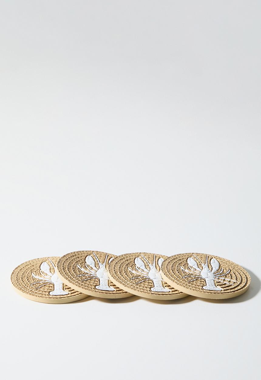 Sixth Floor - Lobster Coaster Set 4 - neutral