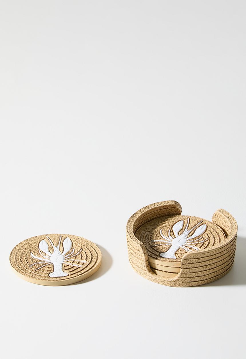Sixth Floor - Lobster Coaster Set 4 - neutral