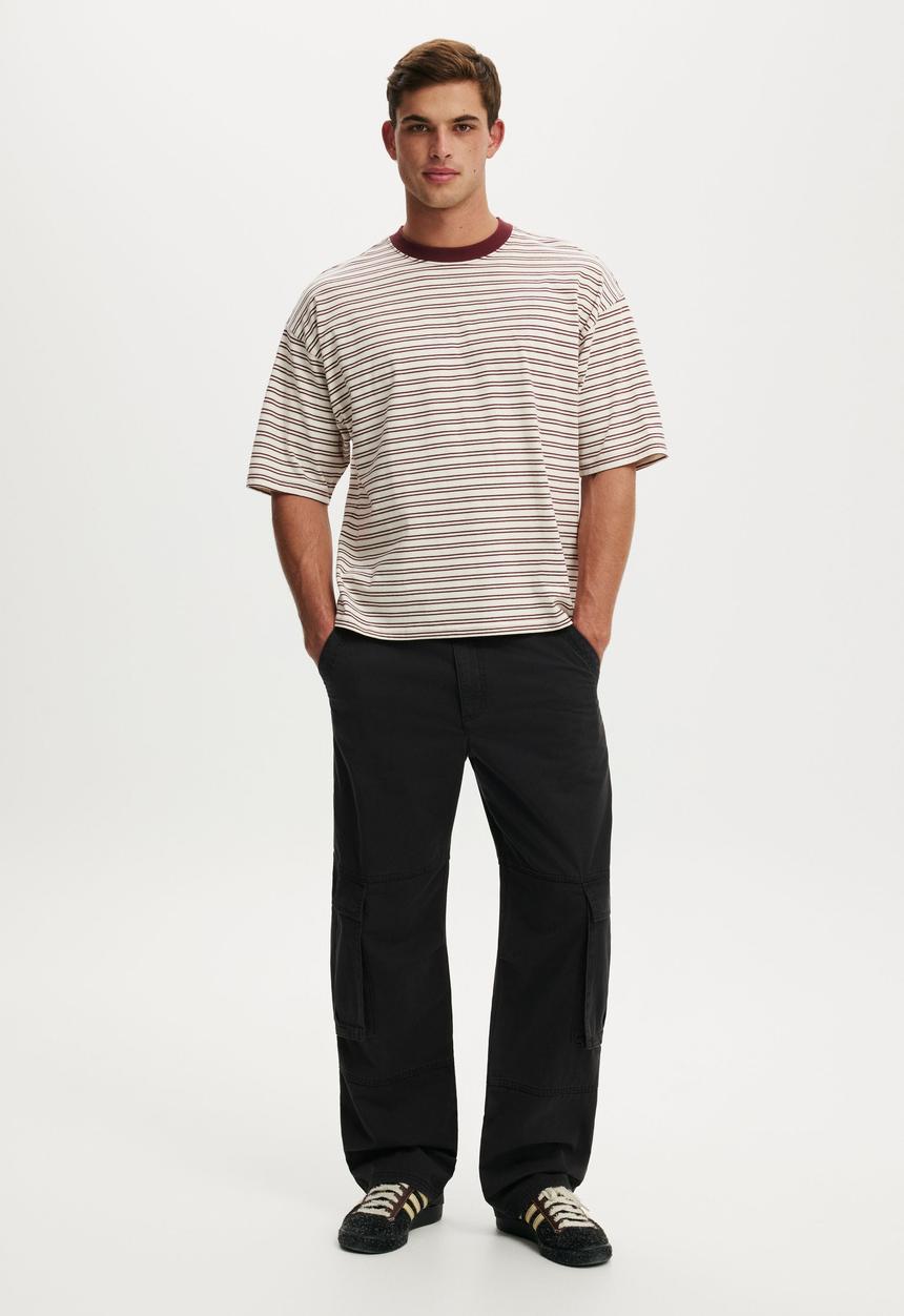 Cotton On - Baggy Cargo Pant - Black