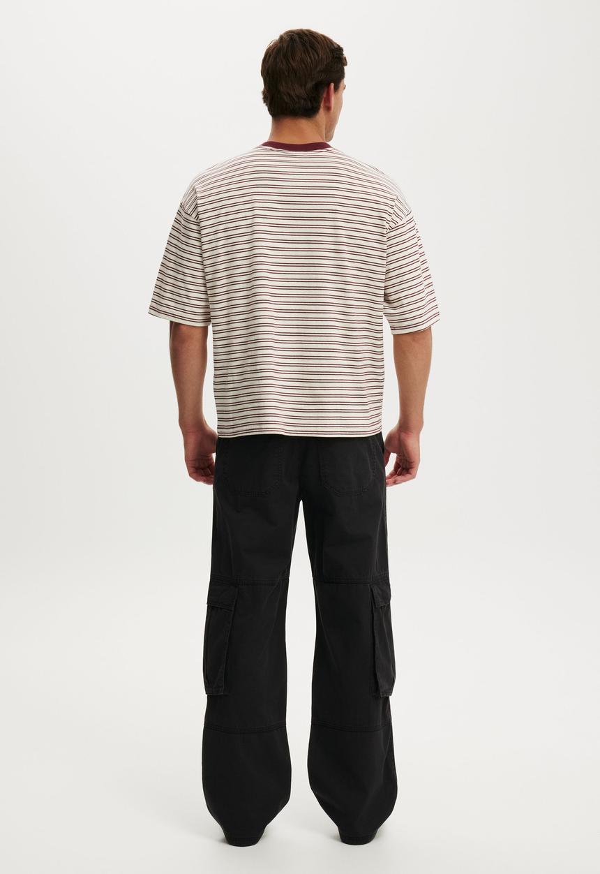 Cotton On - Baggy Cargo Pant - Black