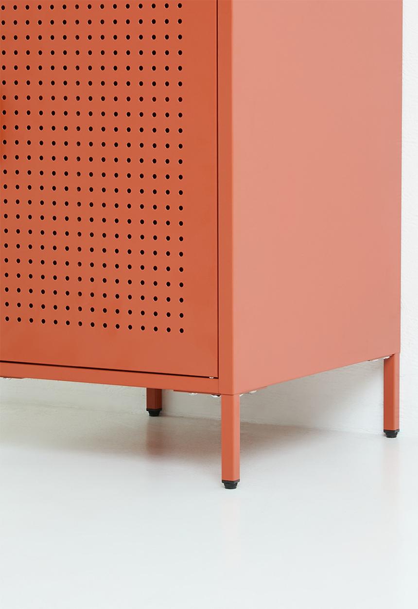 Sixth Floor - Bubblegum Bedside Table - Rust