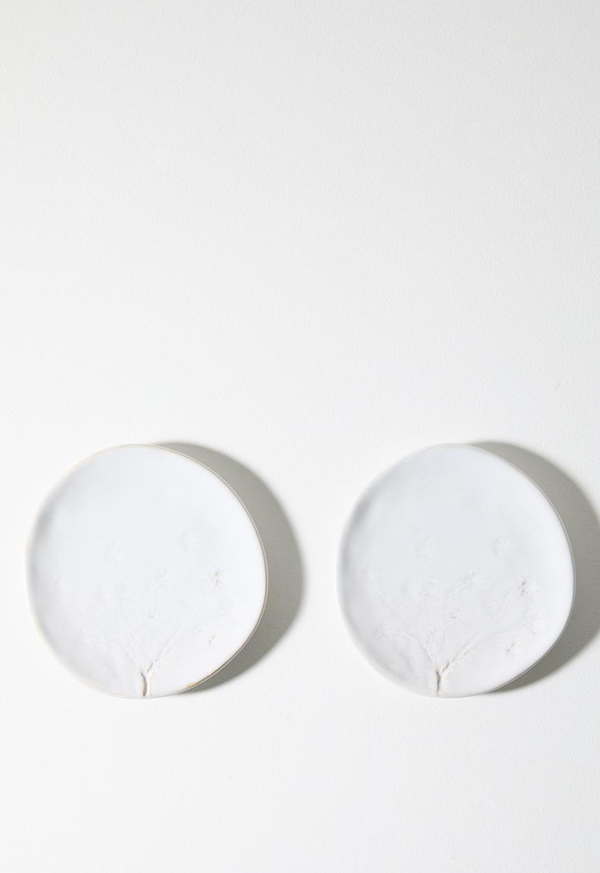 Sixth Floor - Stoneware Field Flower Side Plates Set 2