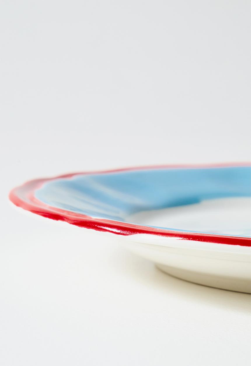 Sixth Floor - Stoneware Sardines Serving Plate - Multi