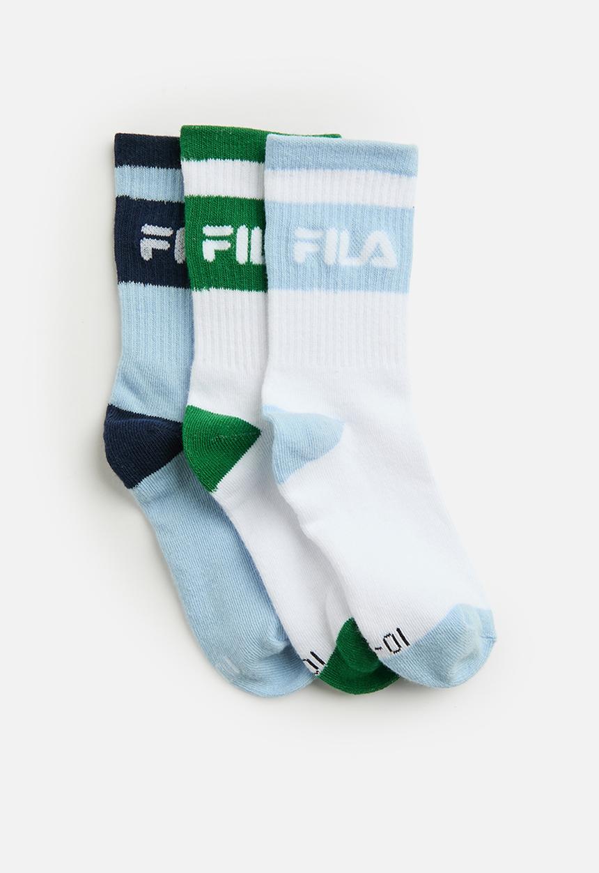 FILA - Jade Tube Sock - Skyway/White/Evergreen
