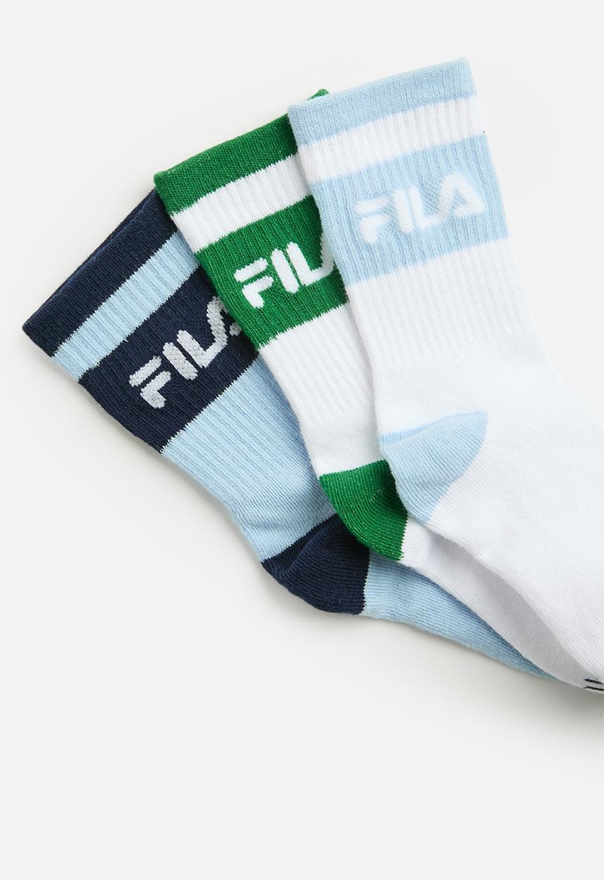 FILA - Jade Tube Sock - Skyway/White/Evergreen