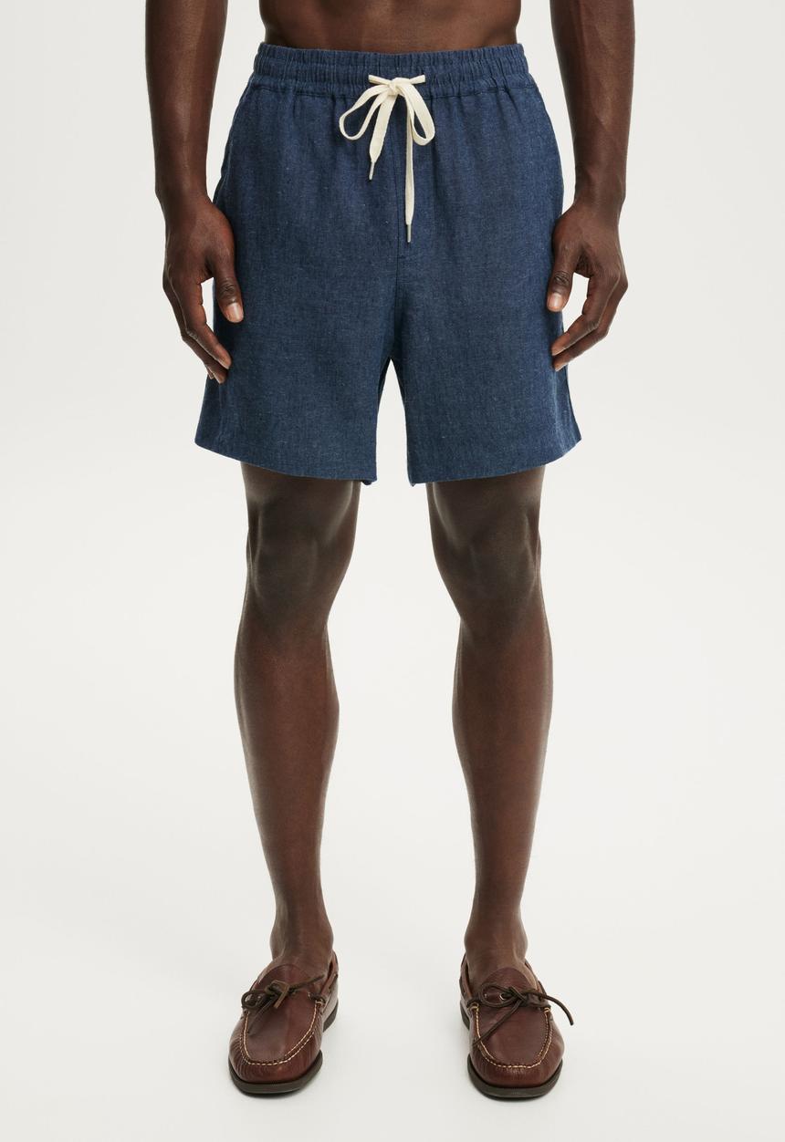 Cotton On - Linen Easy Short - Navy