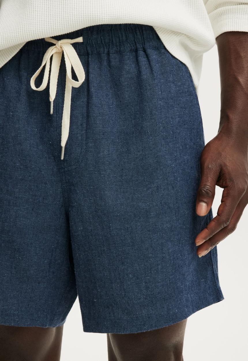 Cotton On - Linen Easy Short - Navy