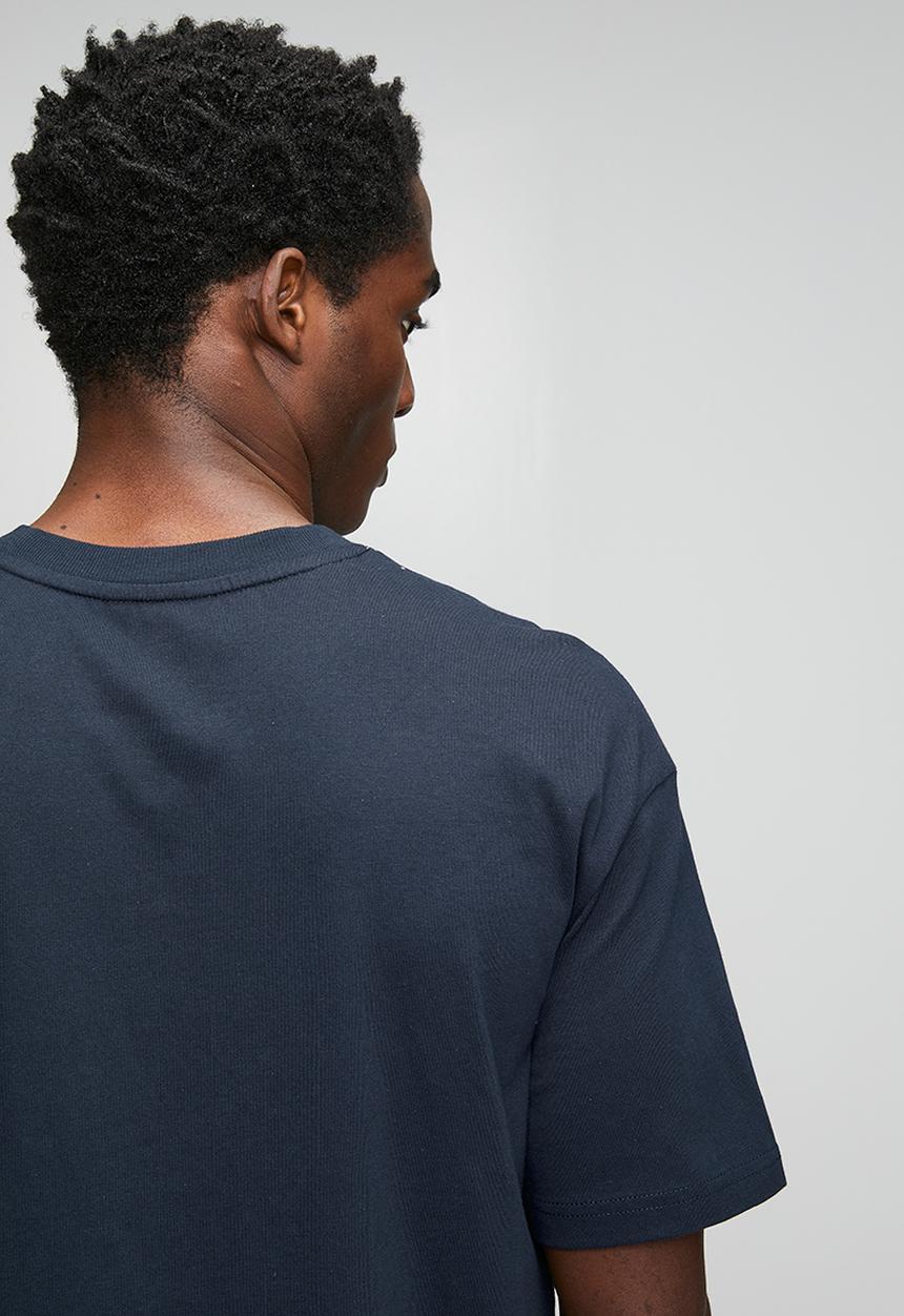 Steve Madden - Mens Rafal Crew Neck T-shirt - Navy