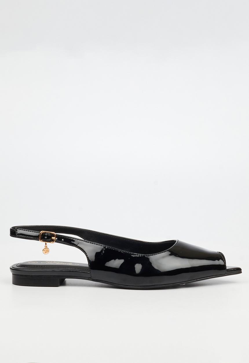 Miss Black - Lavelle 4 peep toe pump - black