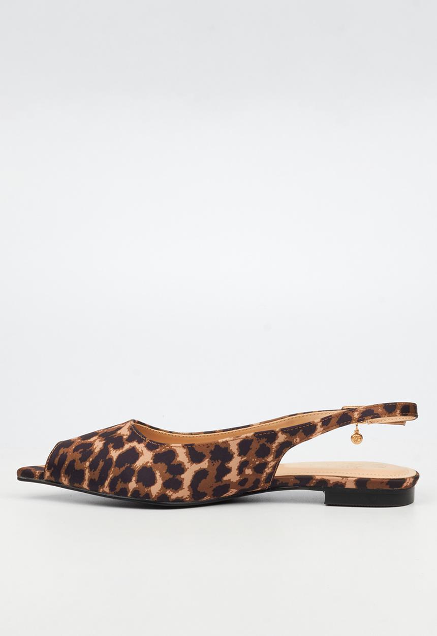 Miss Black - Lavelle 4 peep toe pump - leopard